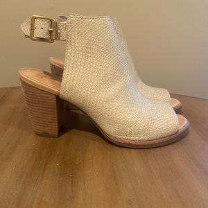 Ugg Peep Toe Booties 9.5
